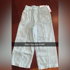 Baby GAP Kids Baggy Ultra-soft Denim Pants, NWT size 4